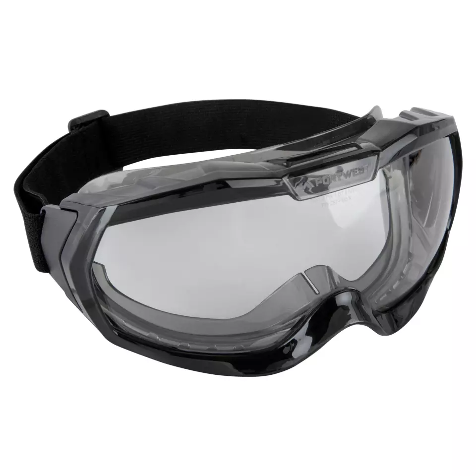 Portwest PS66CLR, Ultra Safe Light Vented Goggles, Clear, image 1, gallery thumbnail