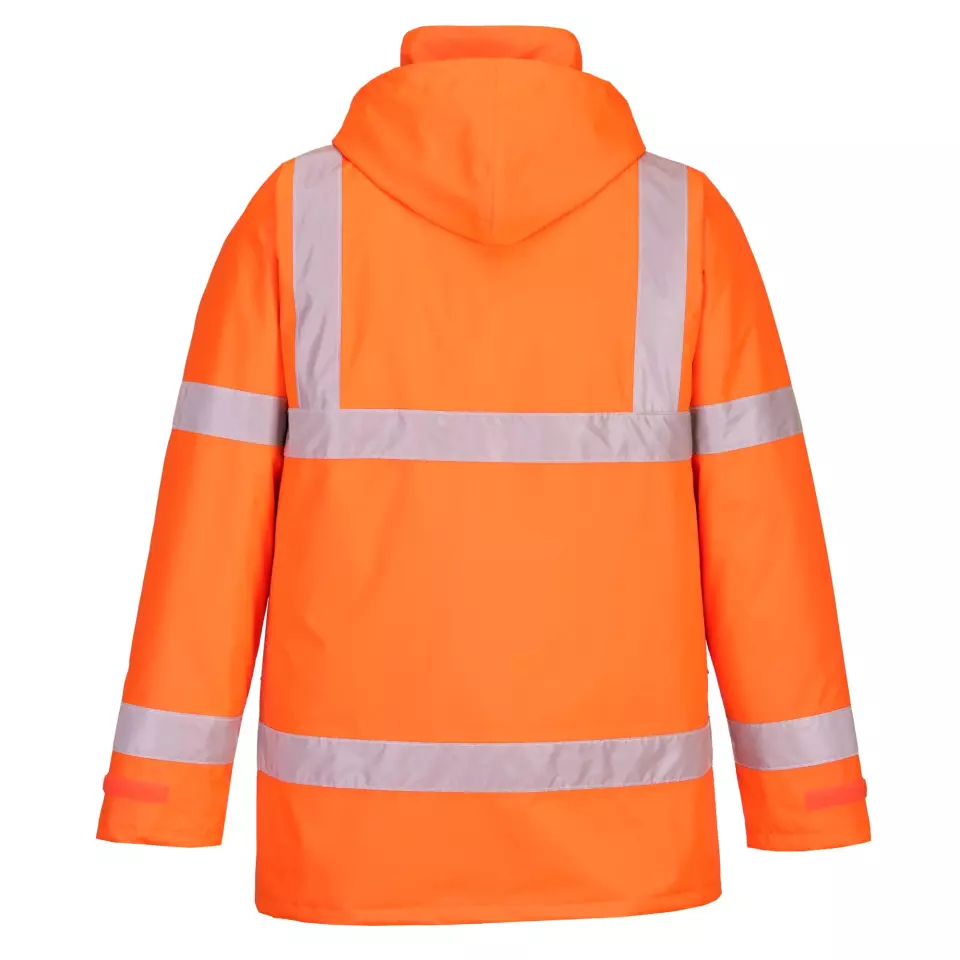 Portwest EC60ORR, Eco Hi-Vis Winter Jacket, Orange, image 2, gallery thumbnail