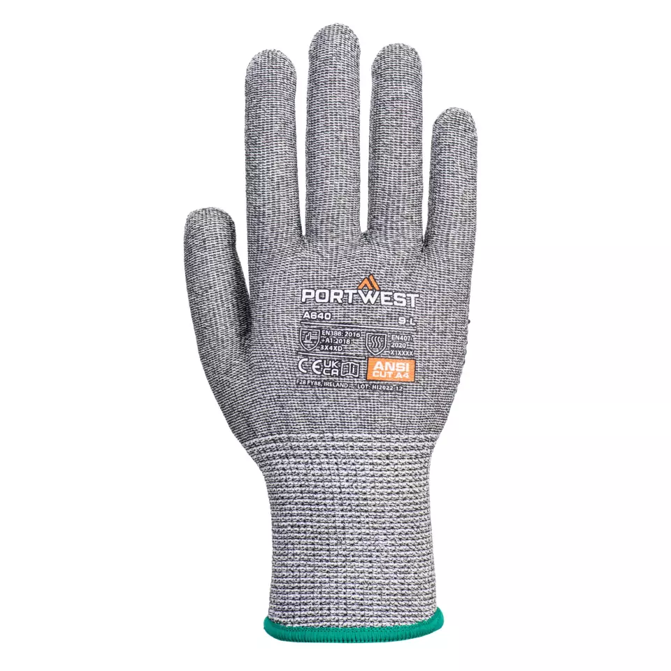 Portwest A640G7R, Sabre-Dot Glove, Grey, image 1, gallery thumbnail