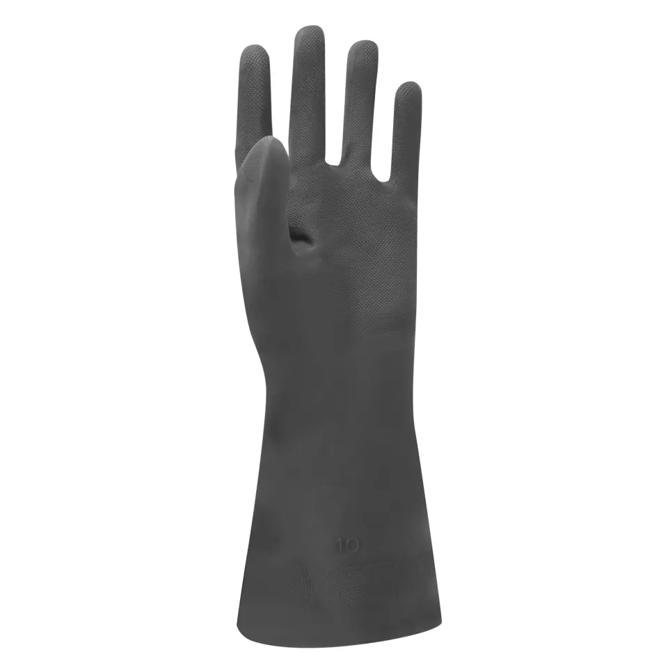 Portwest A820BKR, Neoprene Chemical Gauntlet, Black, image 1, gallery thumbnail