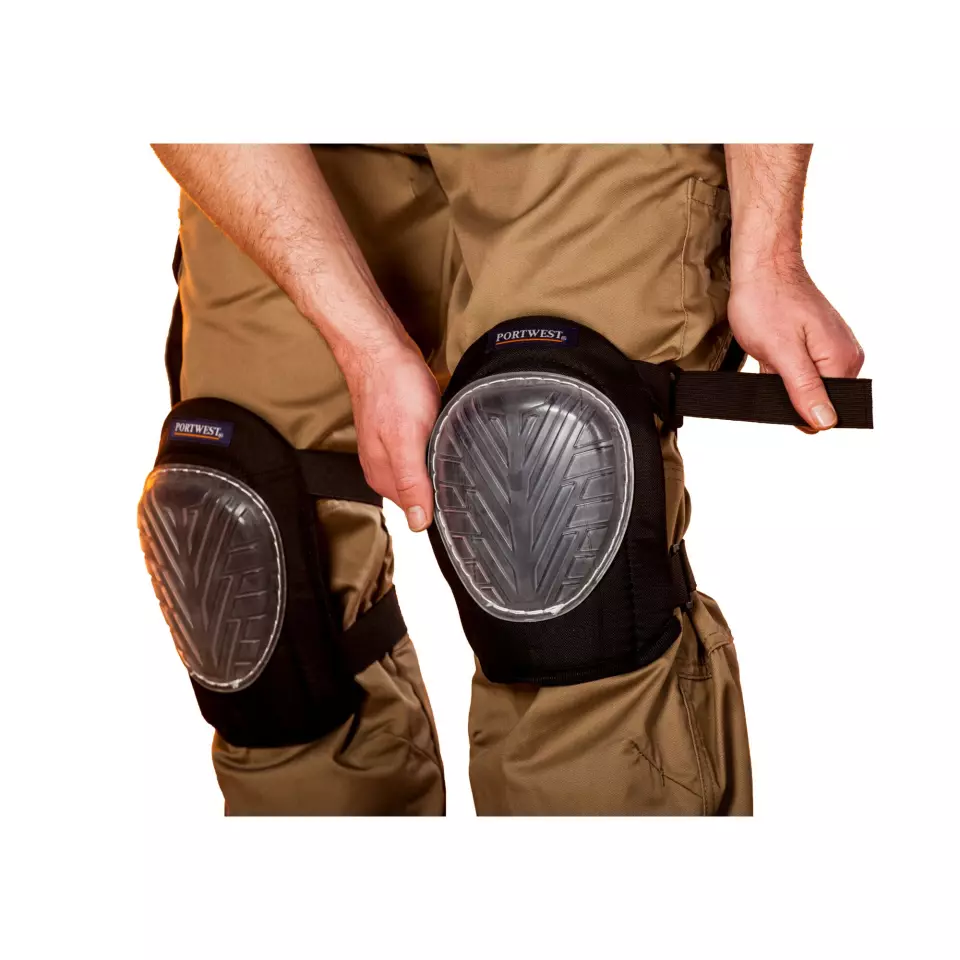 Portwest KP30BKR, Super Gel Knee Pad, Black, image 4, gallery thumbnail