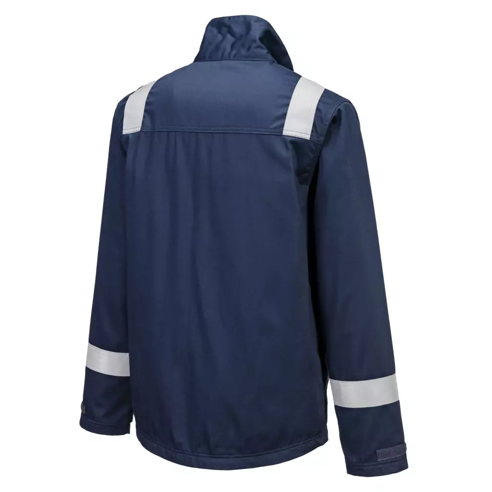 Portwest FR609NAR, Bizflame Work Chemical Resistant FR Jacket, Navy, image 5, gallery thumbnail