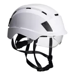 Portwest PS80WHR, Integrated Visor Helmet, White