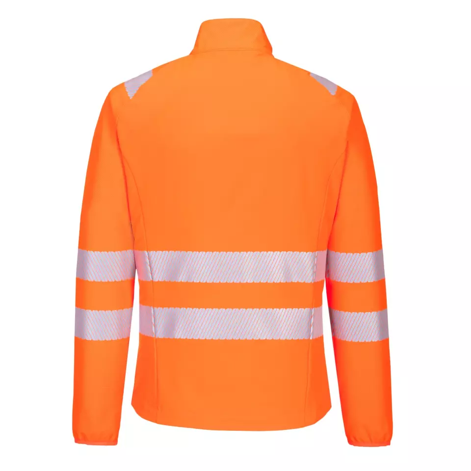 Portwest DX481OBR, DX4 Hi-Vis Lightweight Mid Layer, Orange/Black, image 2, gallery thumbnail