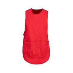 Portwest S843RER, Tabard Apron with Pocket, Red