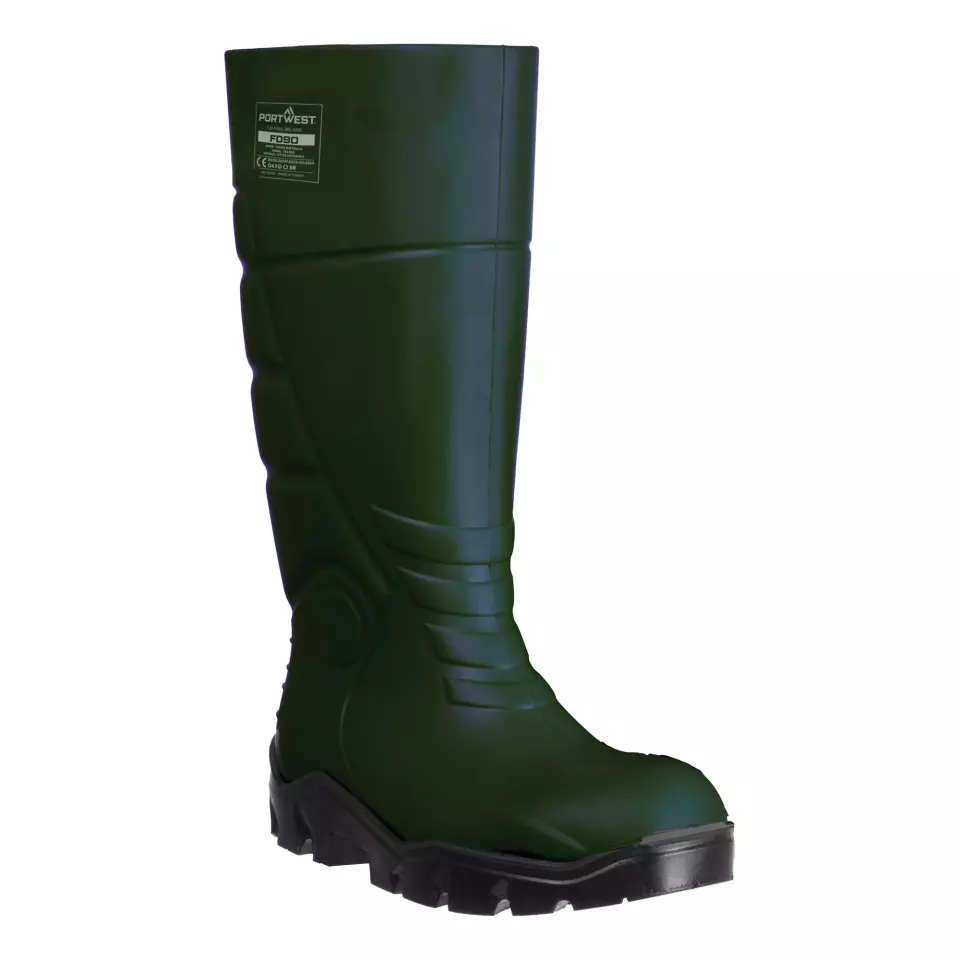 Portwest FD90GNR, Occupational PU Wellington O4 FO CI SR, Green, image 1, gallery thumbnail