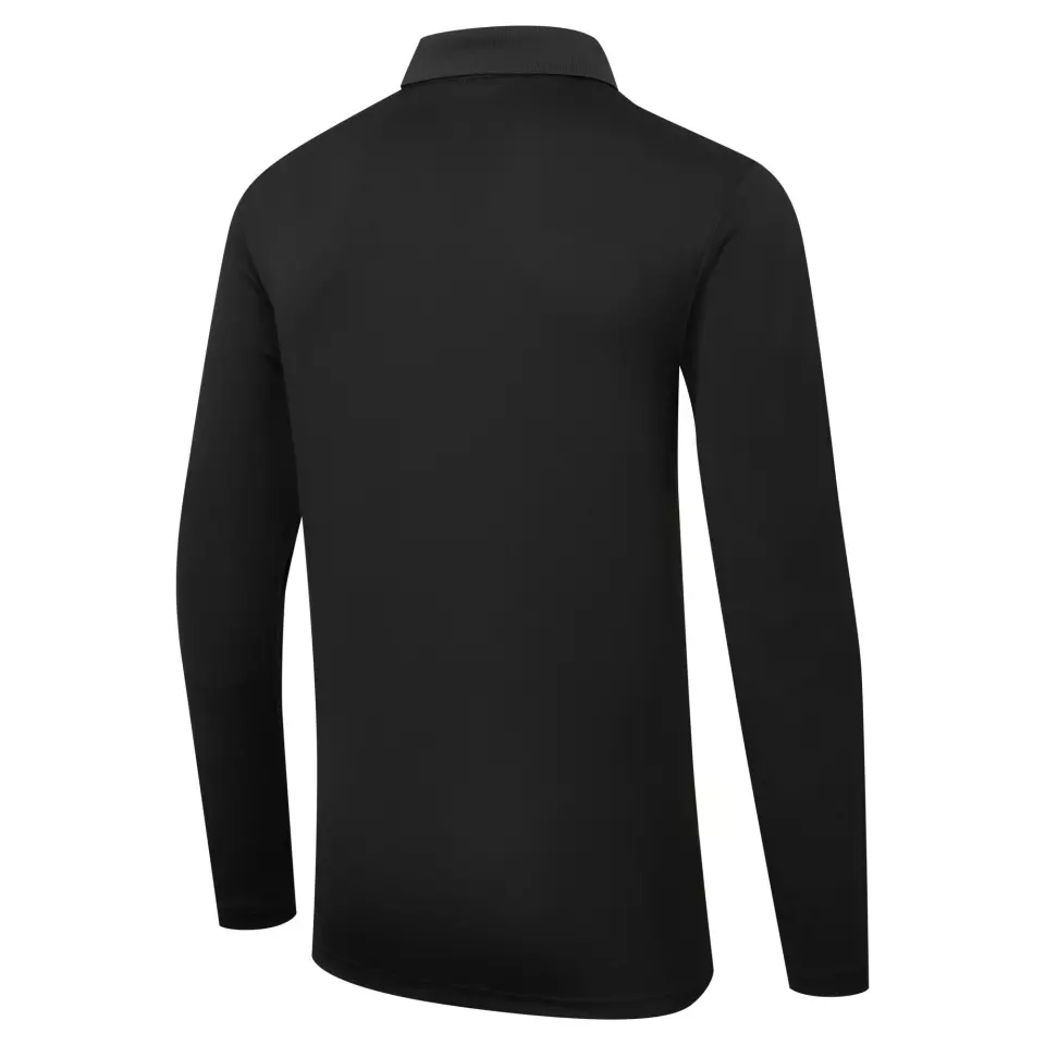 Portwest DX414BKR, DX4 Langarm-Poloshirt, Schwarz, image 4, gallery thumbnail