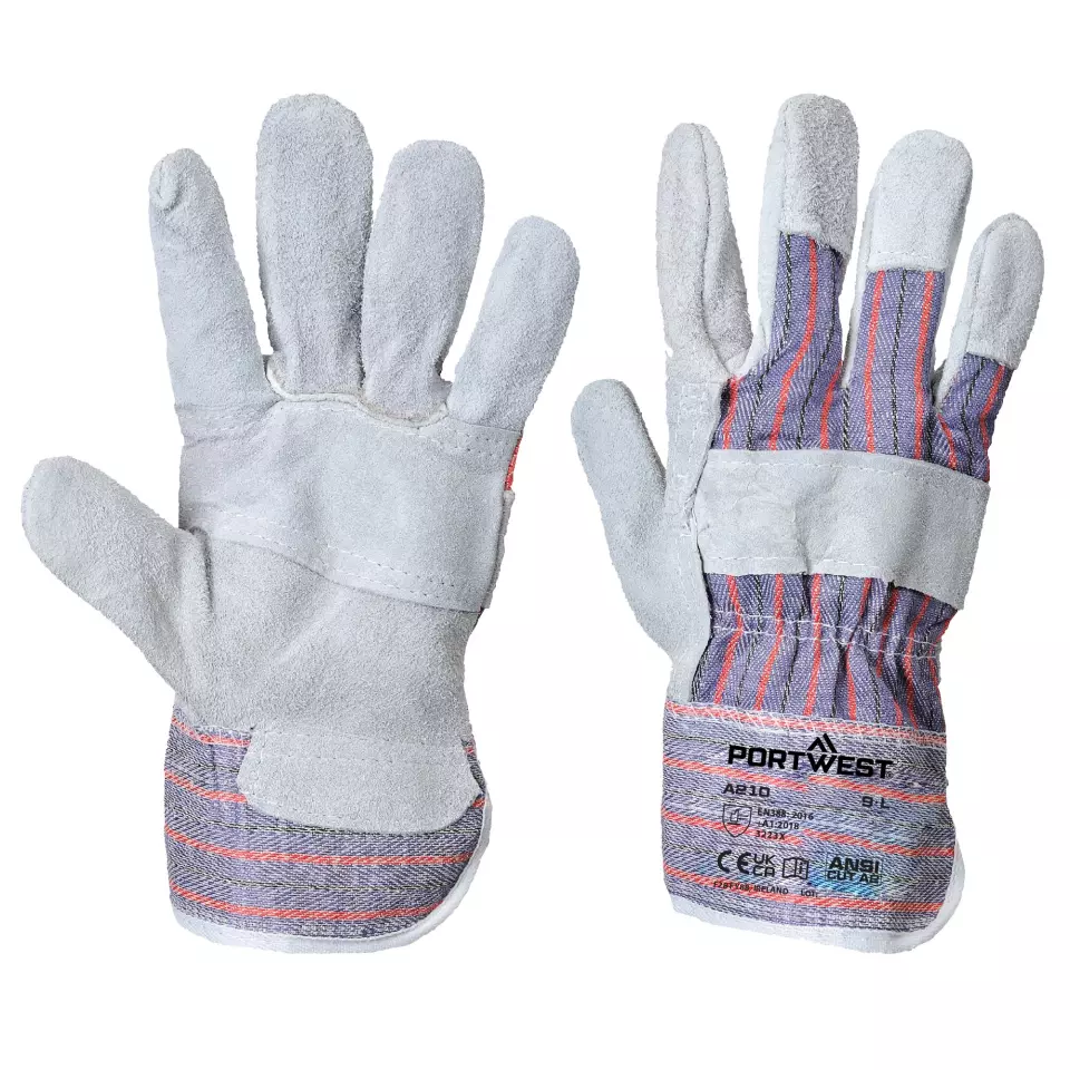 Portwest A210GRR, Canadian Rigger-Handschuh, Grau, image 3, gallery thumbnail