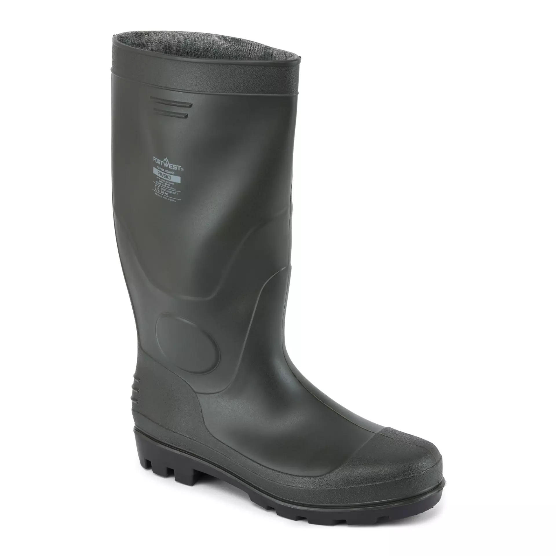 Portwest FW90GNR, Occupational PVC Wellington O4 FO, Green, image 2