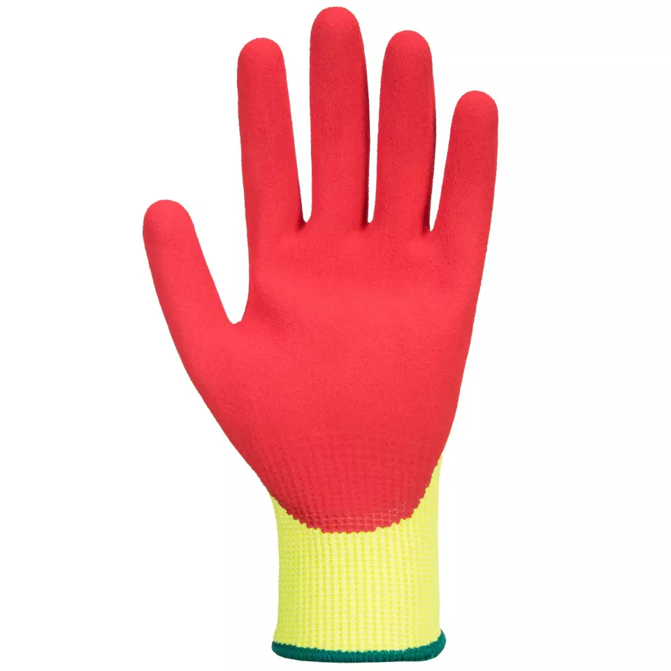 Portwest A626Y5R, Vis-Tex Cut D13 Nitrile Glove, Yellow/Red, image 2, gallery thumbnail