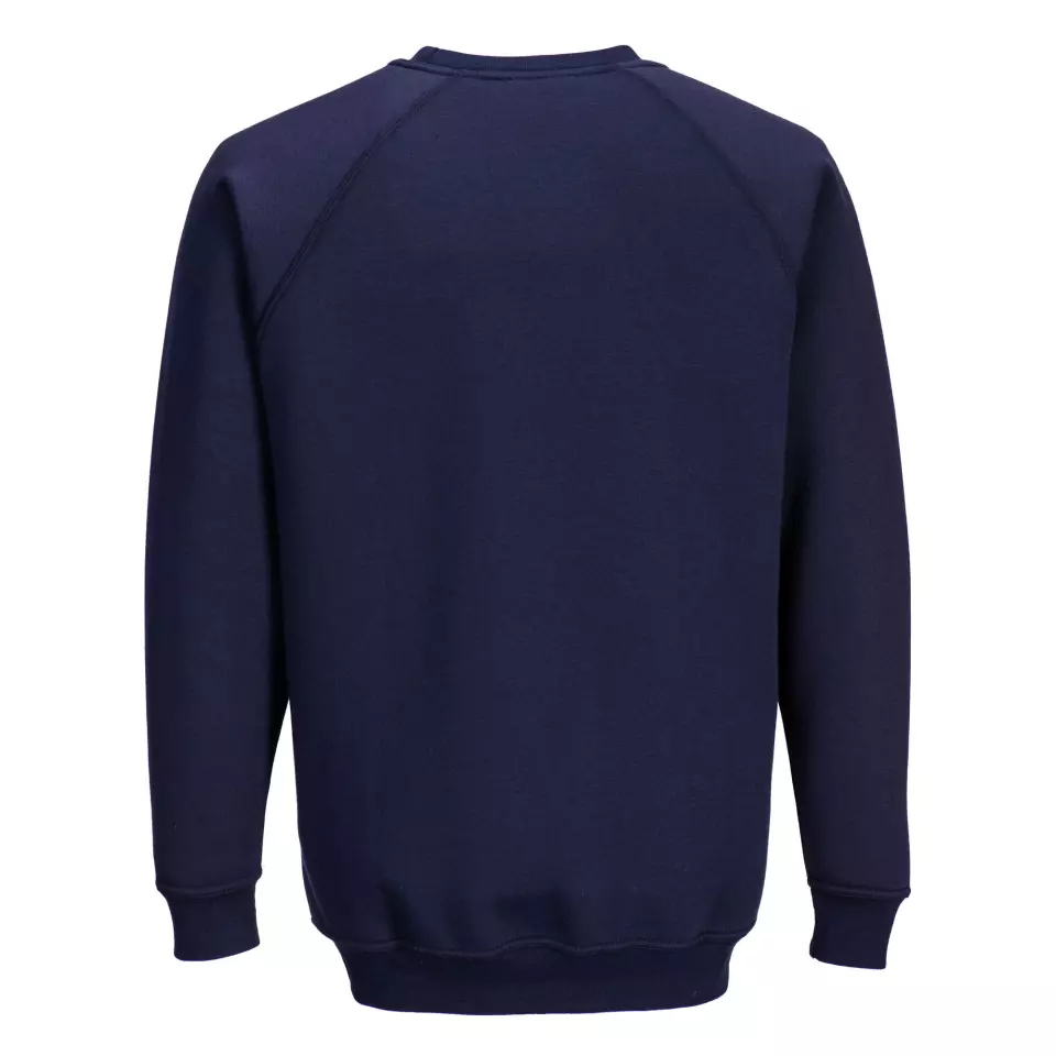 Portwest B300NAR, Roma Sweatshirt, Navy, image 2, gallery thumbnail