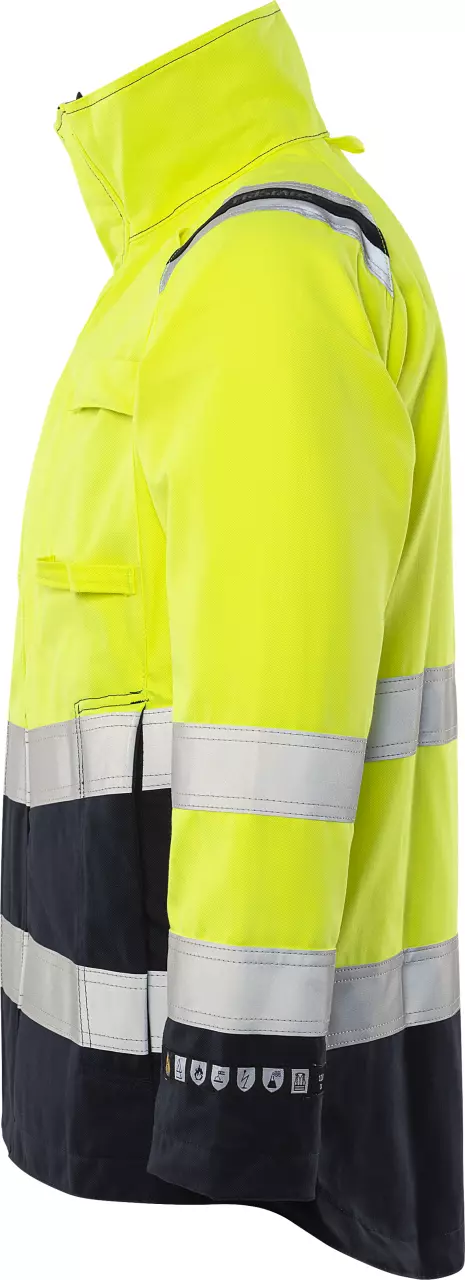 Fristads 119922-171, Flame Resistant Flamestat High Visibility Jacket Class 3 4175 ATHS, image 3, gallery thumbnail