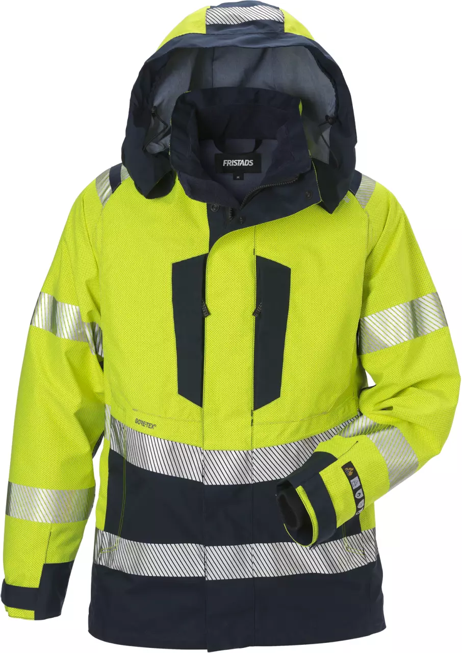 Fristads 129742-171, Flame Retardant Flamestat High Vis GORE-TEX PYRAD® Shell Jacket Women's Class 3 4195 GXE, image 1, gallery thumbnail