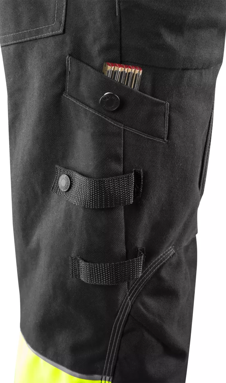 Fristads 132849-196, High vis Construction Stretch Pants Class 1 2608 FASG, image 4, gallery thumbnail