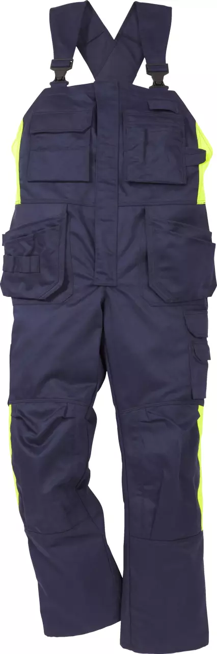 Fristads 100328-540, Flame Retardant Bib Overall 0030 FLAM, image 1, gallery thumbnail