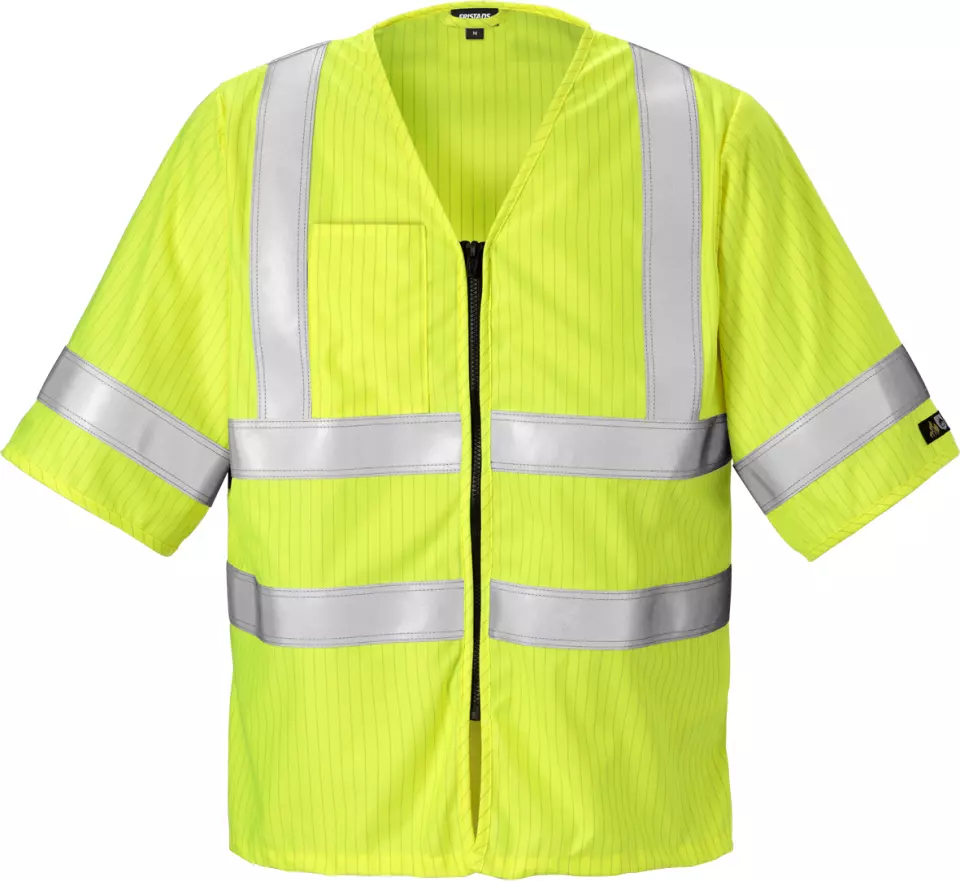 Fristads 124295-130, High vis Flame Retardant Vest Class 3 5023 FHA, image 1, gallery thumbnail