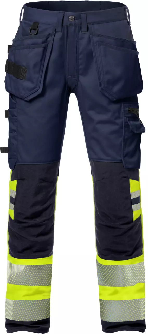 Fristads 127732-171, High vis rakentajan Stretch housut luokka 1 2706 PLU, image 1, gallery thumbnail