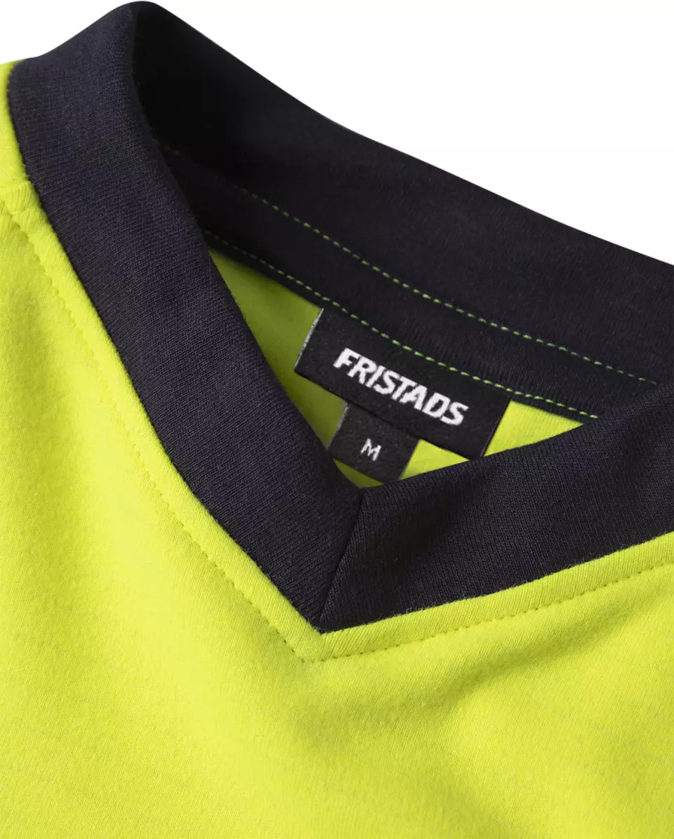 Fristads 133268-171, Flame Retardant Flamestat High Vis Long Sleeve T-Shirt Class 1 7107 TFL, image 4, gallery thumbnail