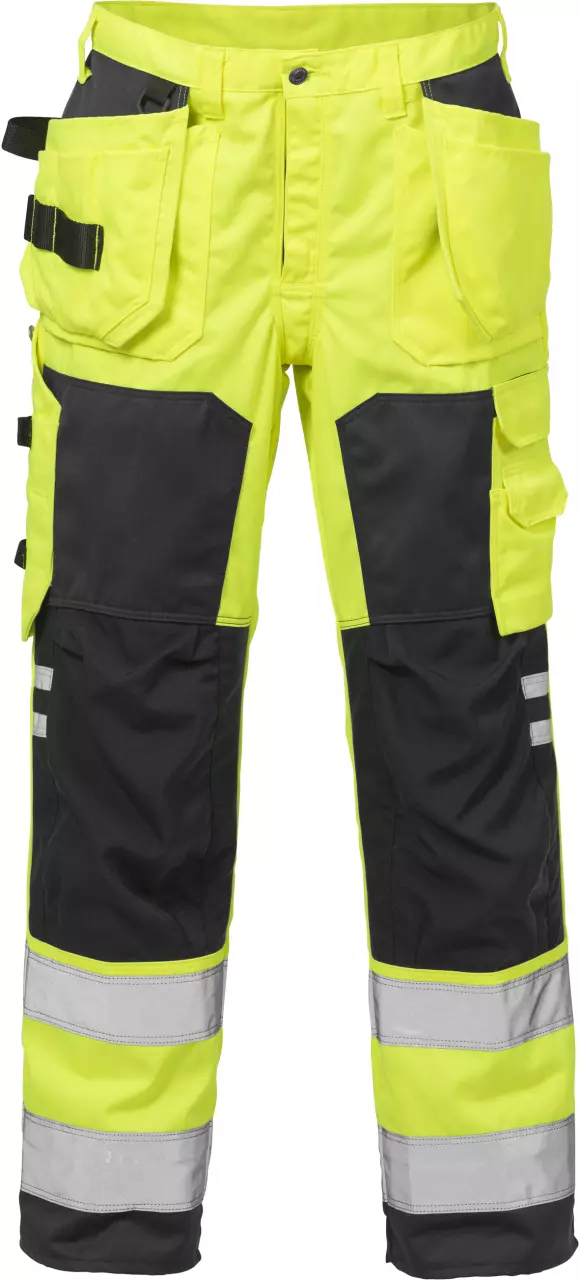 Fristads 100974-196, High vis rakentajan housut luokka 2, 2025 PLU, image 1, gallery thumbnail