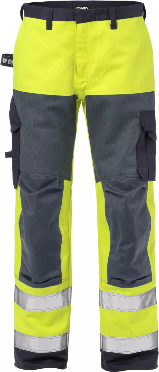 Fristads 125940-171, Flame Resistant High Vis Trousers Class 2 2585 FLAM, image 1, gallery thumbnail