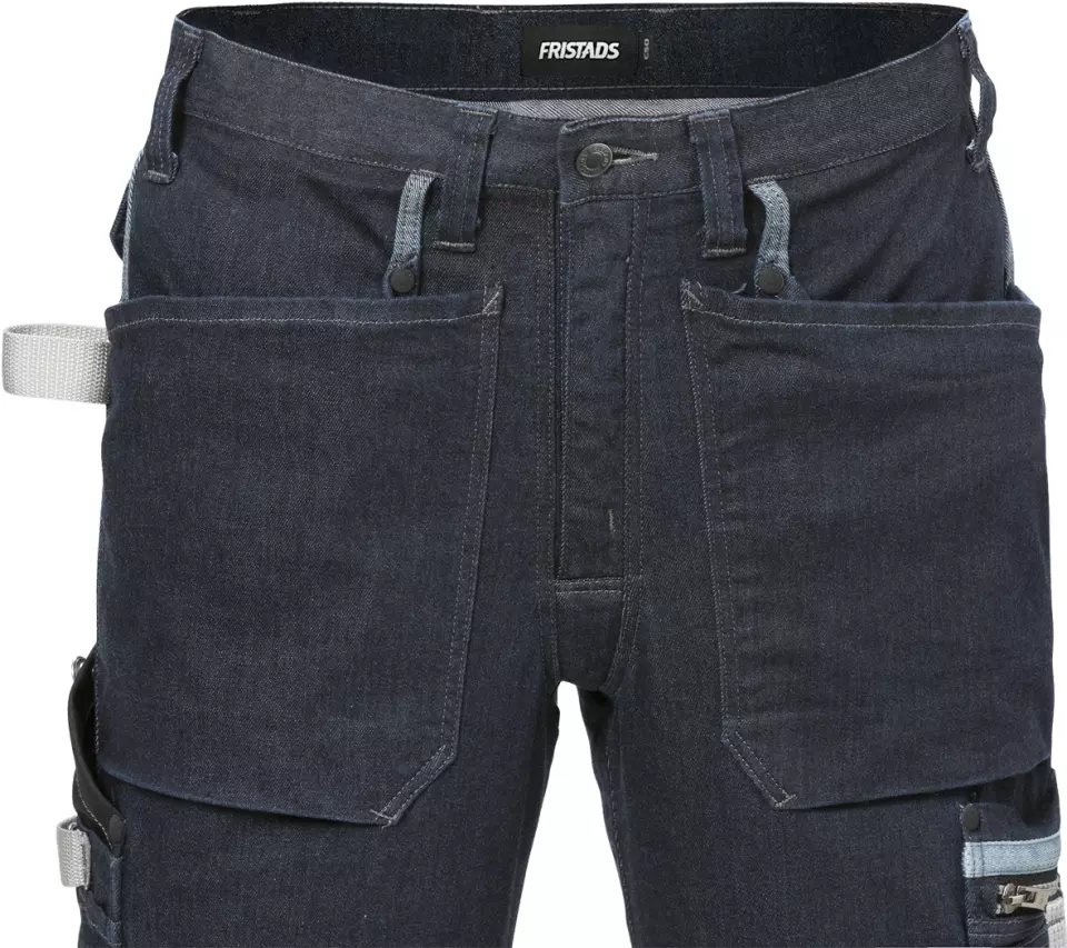 124152-545, Fristads Rakentajan denim stretch housut 2131 DCS, image 8, gallery thumbnail