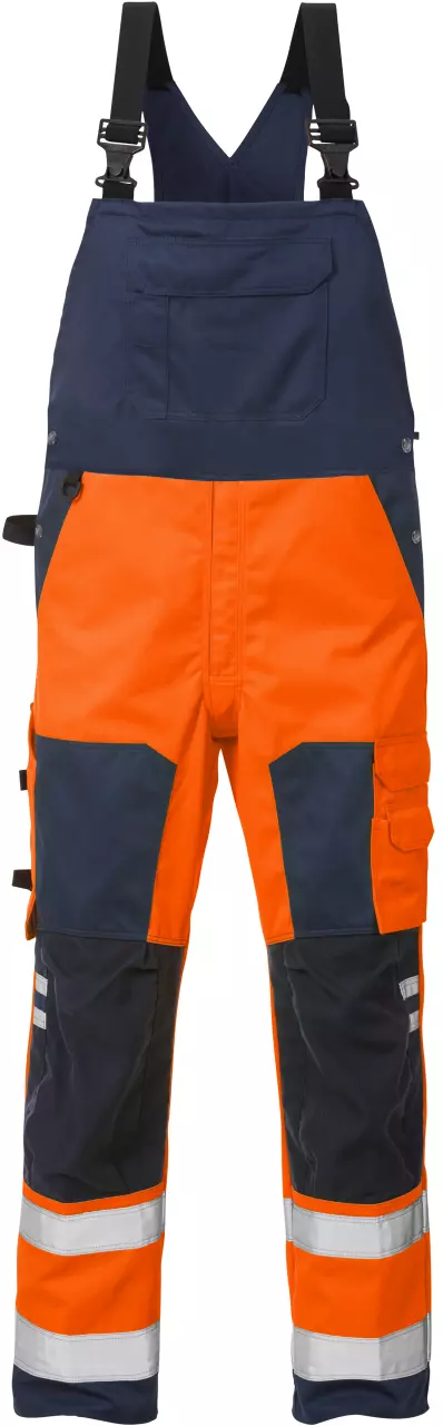 Fristads 101019-271, High vis Hi-Vis Bib Overall Class 2, 1015 PLU, image 1, gallery thumbnail