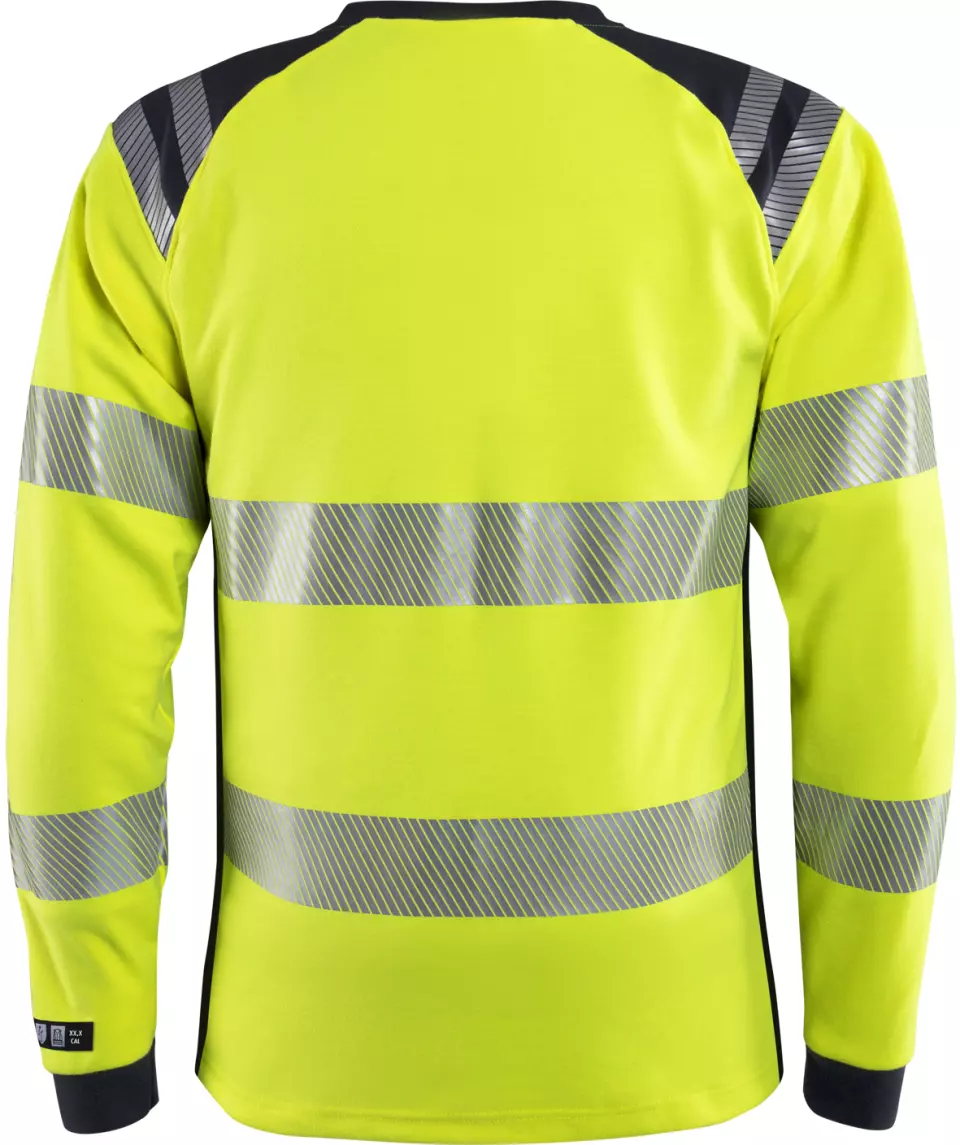 Fristads 131146-171, Ladies' Flame Retardant Flamestat High Vis T-Shirt Class 3 7357 TFL, image 2, gallery thumbnail