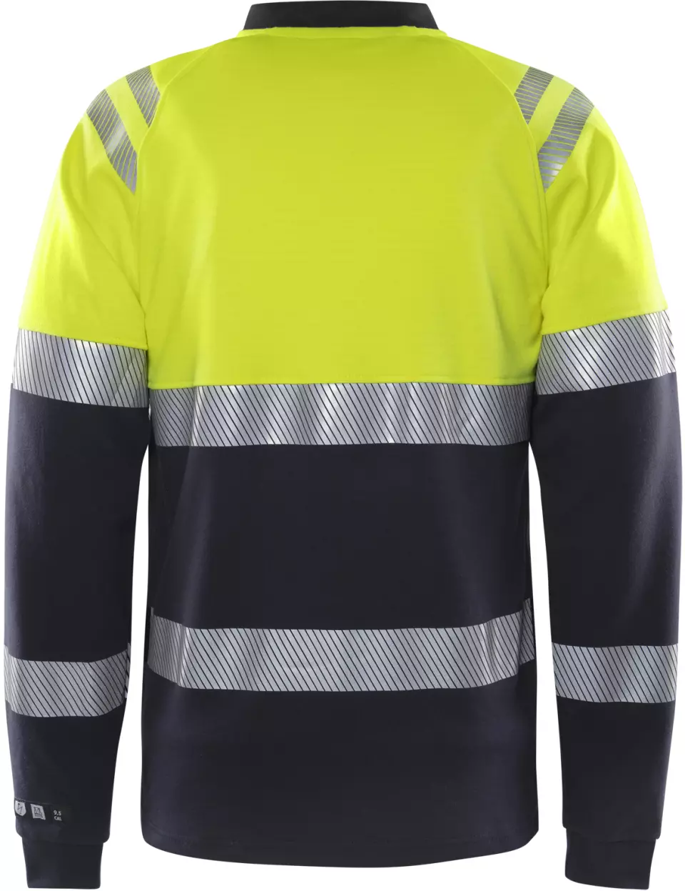 Fristads 133268-171, Flame Retardant Flamestat High Vis Long Sleeve T-Shirt Class 1 7107 TFL, image 2, gallery thumbnail