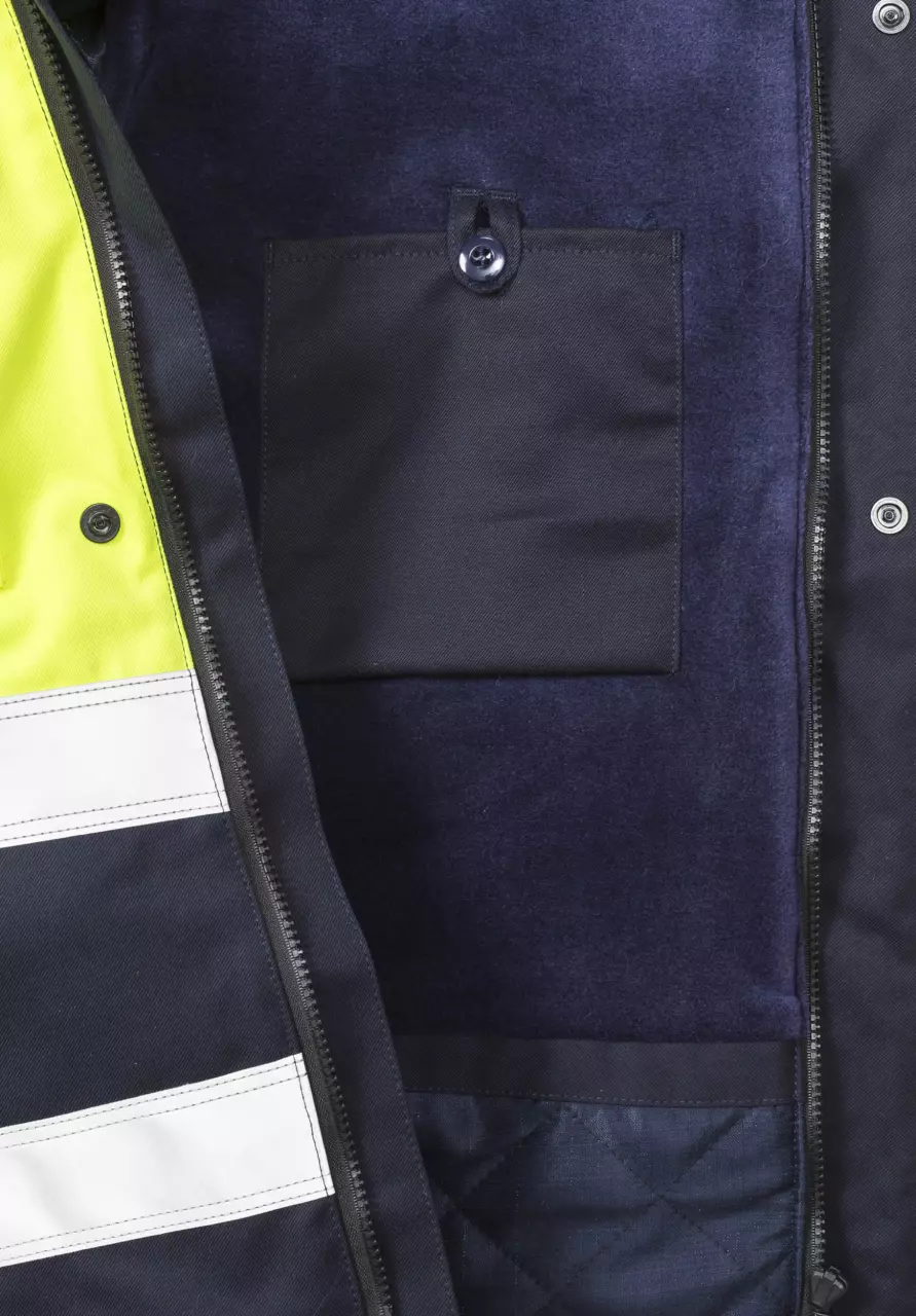 Fristads 119923-171, Flame Retardant Flamestat High Vis Winter Jacket Class 3 4185 ATHS, image 3, gallery thumbnail