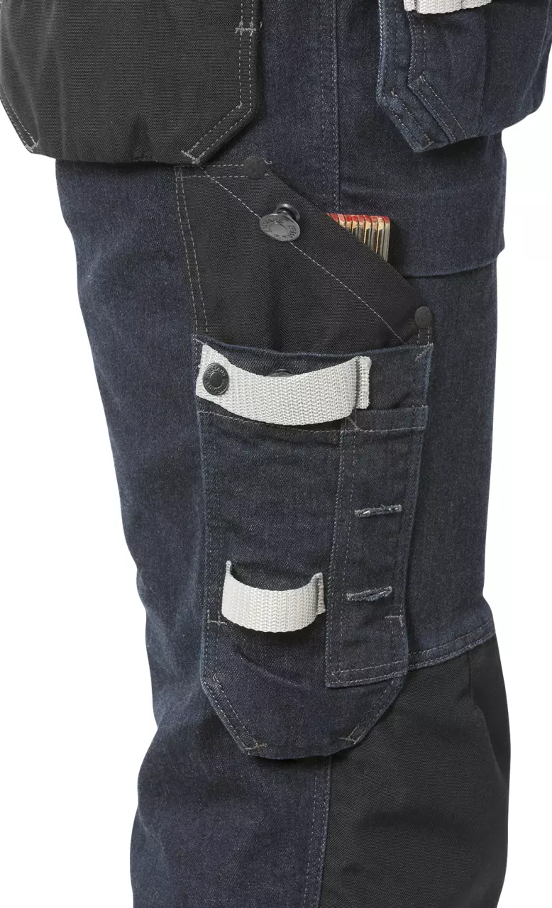  124152-545, Fristads Rakentajan denim stretch housut 2131 DCS, image 4, gallery thumbnail