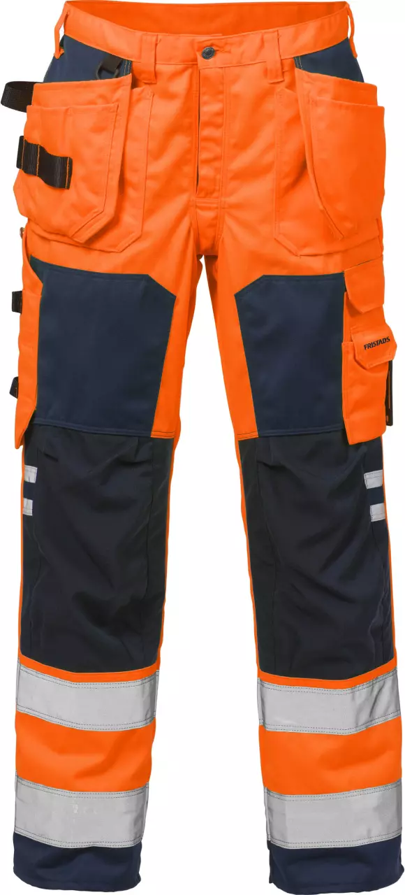 Fristads 100974-271, High vis rakentajan housut luokka 2, 2025 PLU, image 1, gallery thumbnail