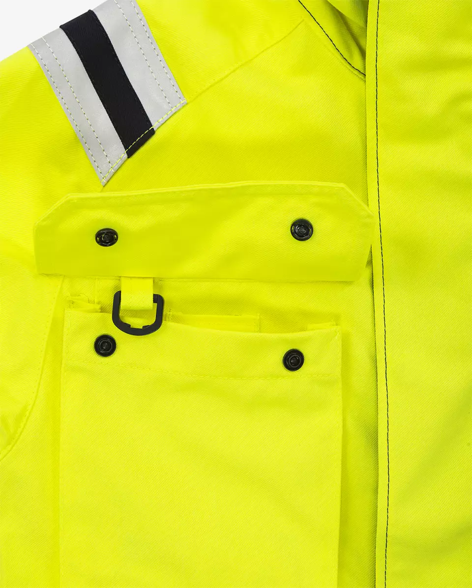 Fristads 119922-171, Flame Resistant Flamestat High Visibility Jacket Class 3 4175 ATHS, image 6, gallery thumbnail