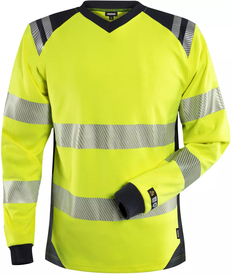 Fristads 131146-171, Ladies' Flame Retardant Flamestat High Vis T-Shirt Class 3 7357 TFL, image 1, gallery thumbnail