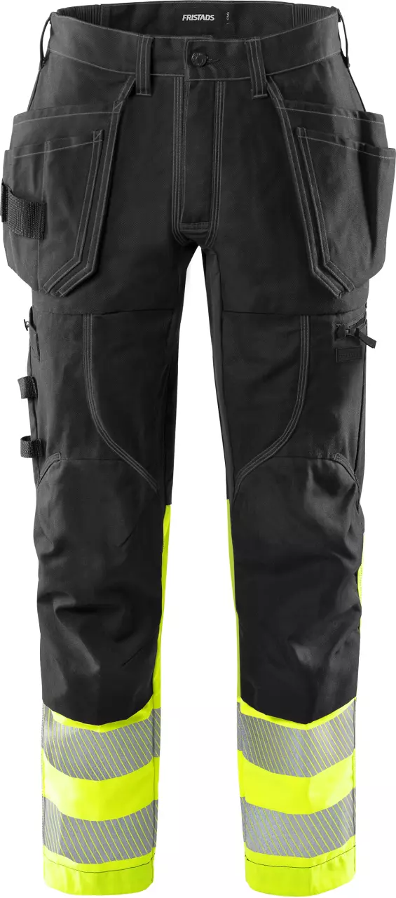 Fristads 132849-196, High vis Construction Stretch Pants Class 1 2608 FASG, image 1, gallery thumbnail
