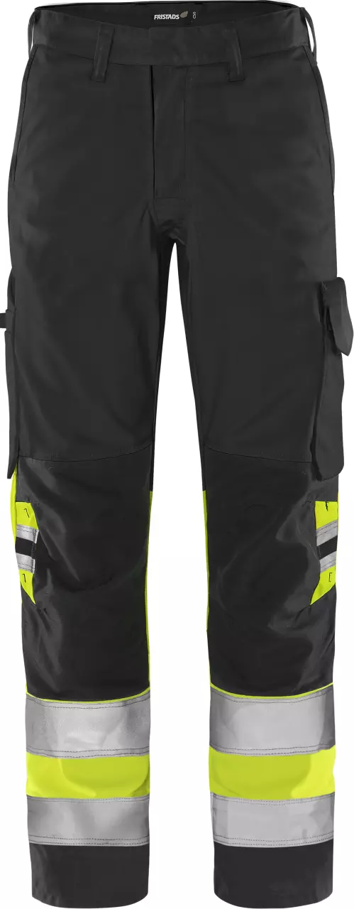 Fristads 134238-196, High vis Green Class 1 Pants 2649 GPLU, image 1, gallery thumbnail