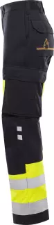 Fristads 122197-171, Flamestat High Visibility Fire Resistant Trousers Women's Class 1 2776 ATHS, image 4, gallery thumbnail