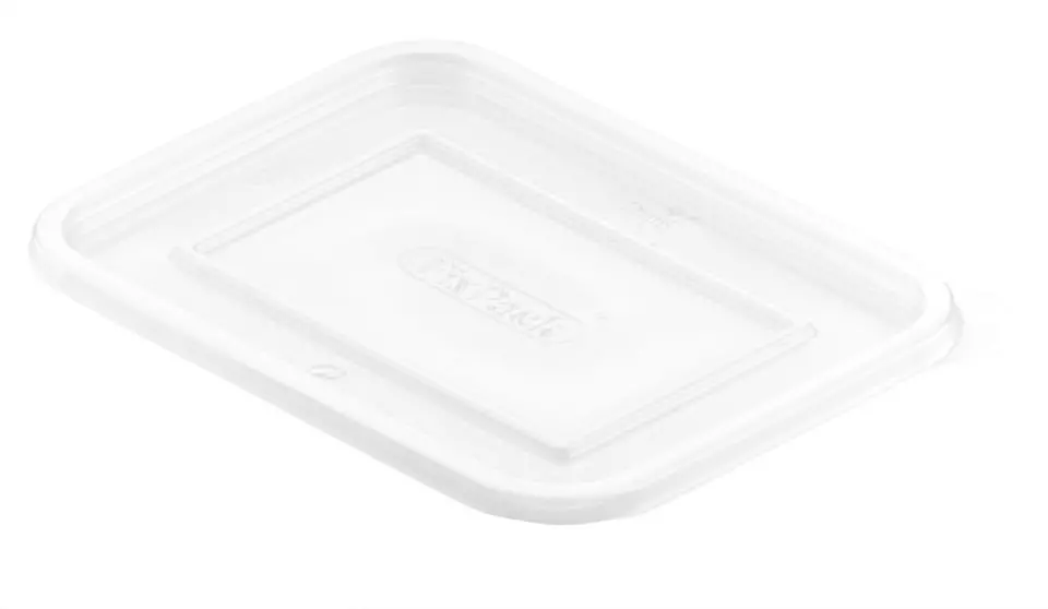 Duni 159146, Fixpack Lid for Boxes 159144/159145/160512, Translucent, PP, 146x110x6mm, image 1, gallery thumbnail