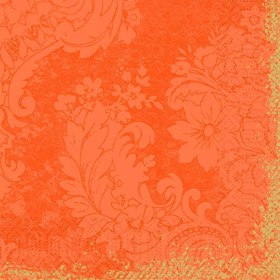 Duni 199258, Tissue Servett 3-lagers 33x33cm Royal Solorange, image 1, gallery thumbnail