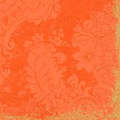 Duni 199258, Tissue Royal 3-Ply Napkin 33x33cm Sun Orange