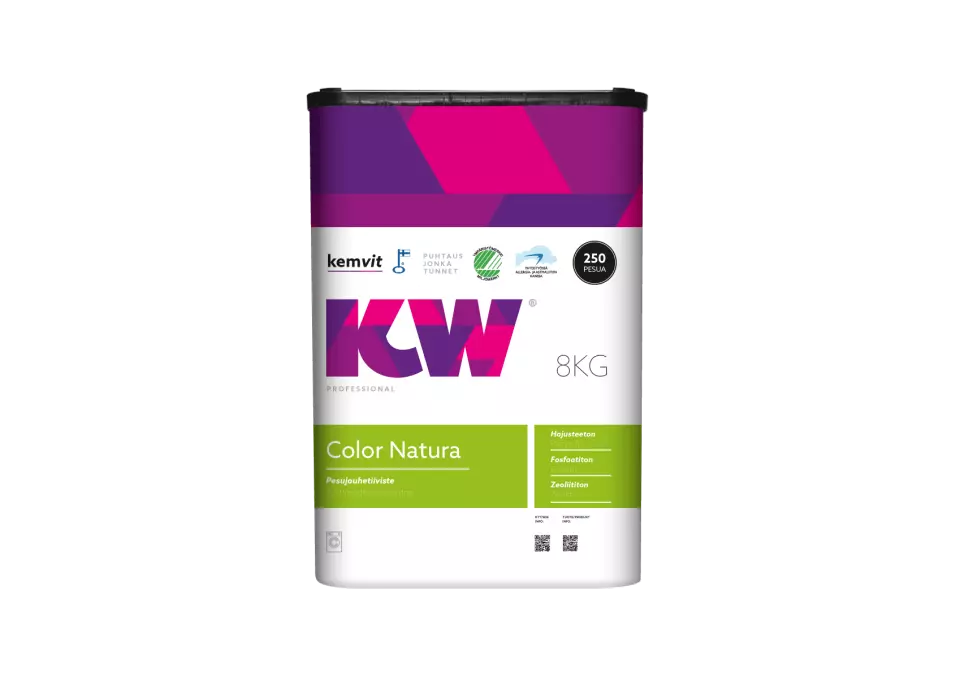 Kemvit 183698, KW COLOR NATURA 8kg Concentrated Laundry Powder, image 1, gallery thumbnail
