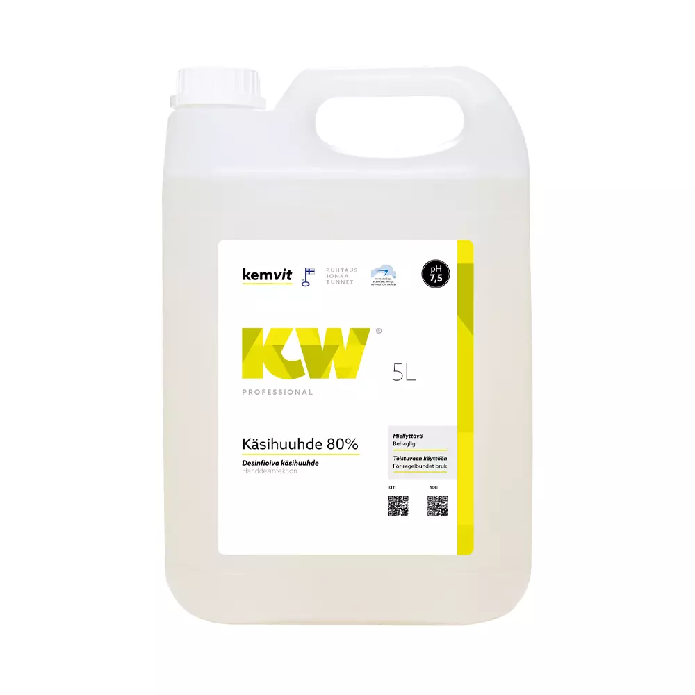 Kemvit 183875, KW Hand Sanitizer 80% 5 L, image 1