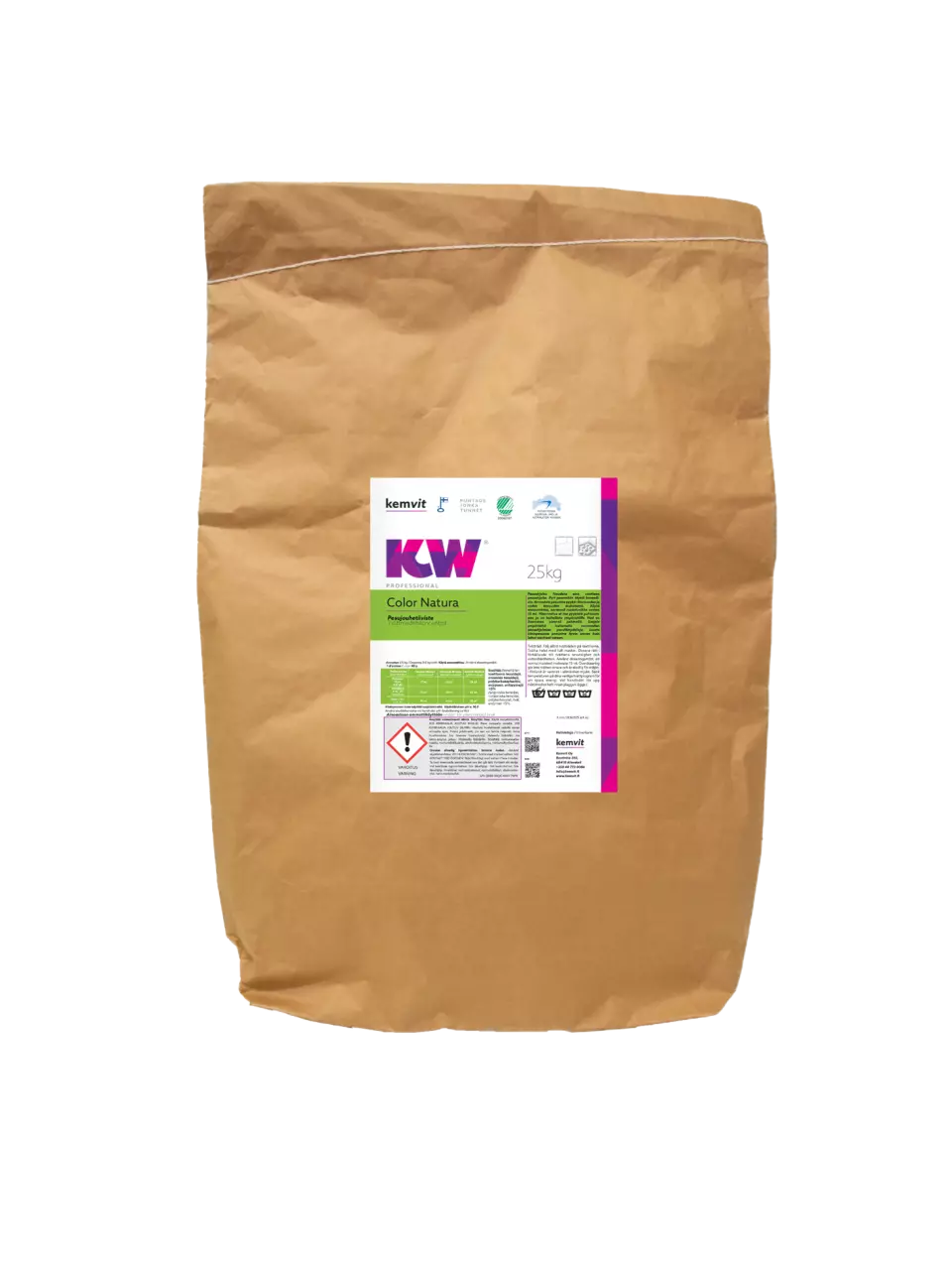 Kemvit 1836925, KW COLOR NATURA 25kg Concentrated Laundry Powder, image 1, gallery thumbnail