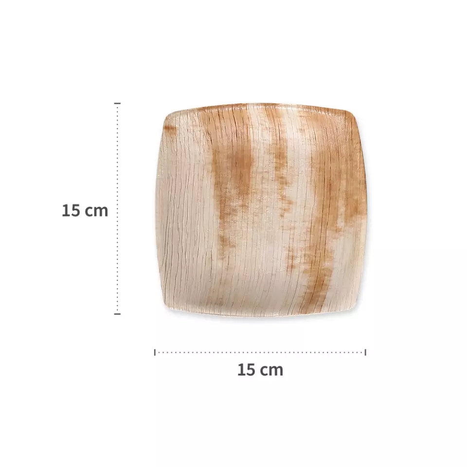 NATUREStar 410626, Bio-Palmblatt-Teller, Quadratisch, 200 x 200 mm, image 8, gallery thumbnail