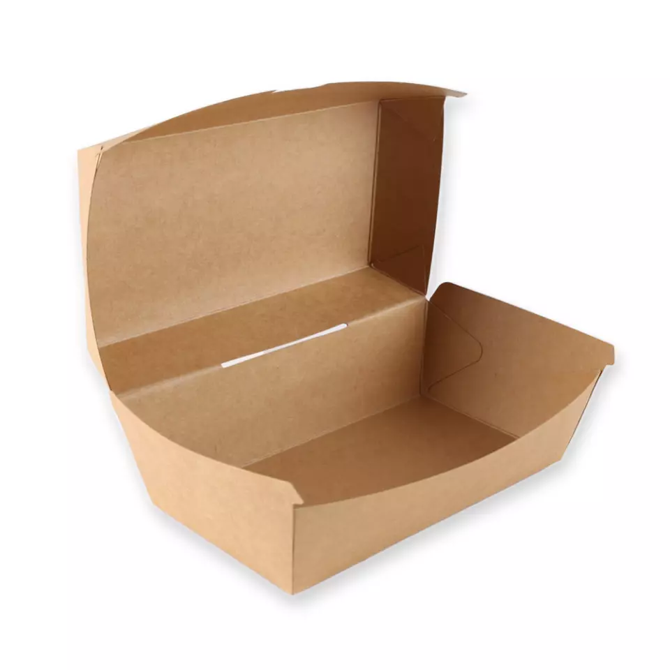 NATUREStar 416418, Club Sandwich Boxen, 177 x 91 x 85 mm, Kraftpapier/PLA, Bio, image 4, gallery thumbnail