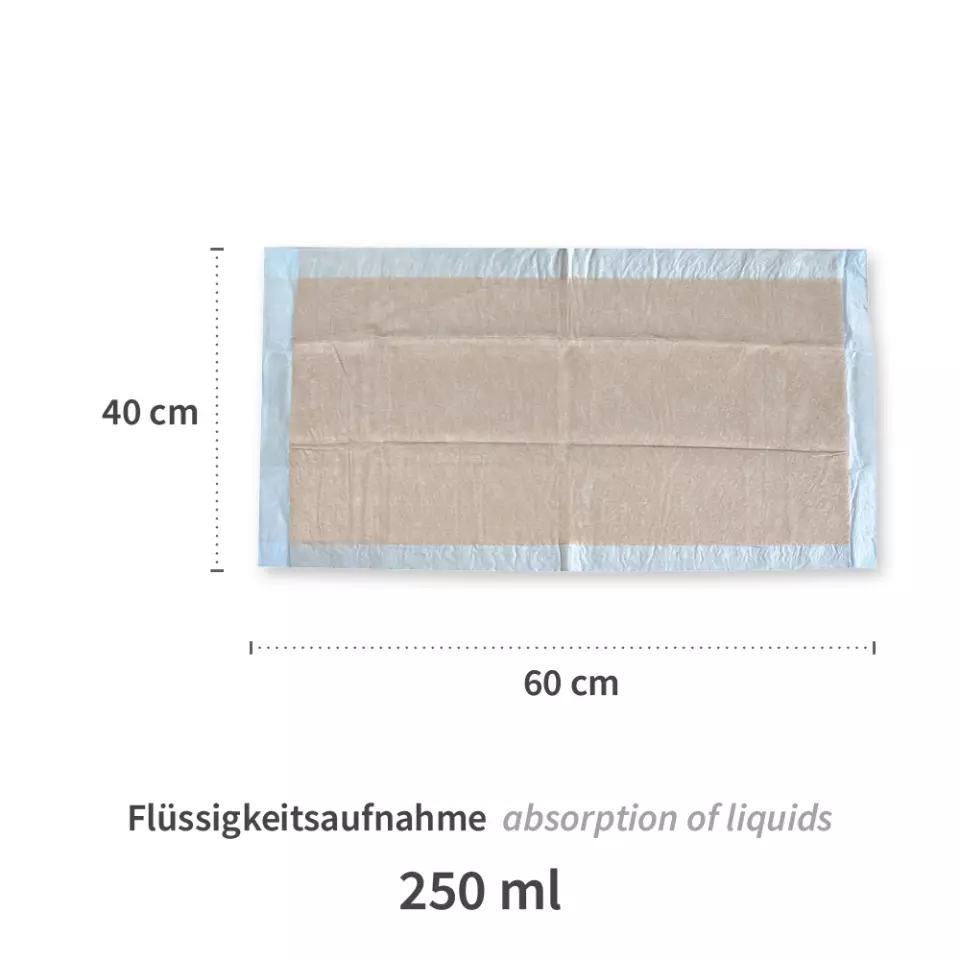 Hygostar 52796, 6-Ply PP/Recycled Cellulose/PE Underpads, 60 x 40 cm, image 2, gallery thumbnail