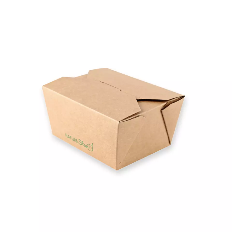 NATUREStar 417313, Menu Bio-Kraftpapier/PE Lebensmittelboxen, 130 x 105 x 65 mm, FSC®-mix, image 2, gallery thumbnail