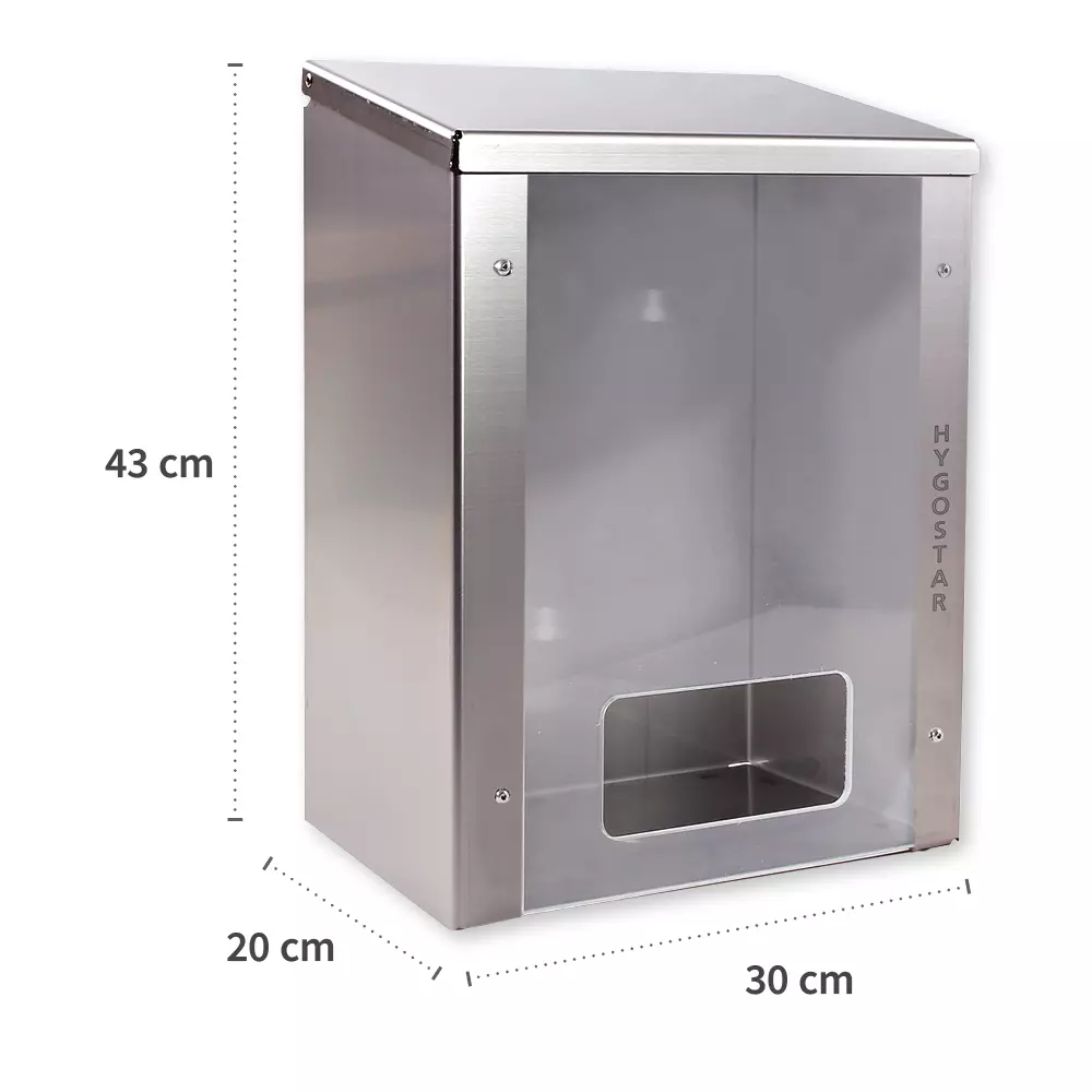Hygostar 88939, Stainless Steel Multidispenser for Caps, Oversleeves, and Overshoes, image 2