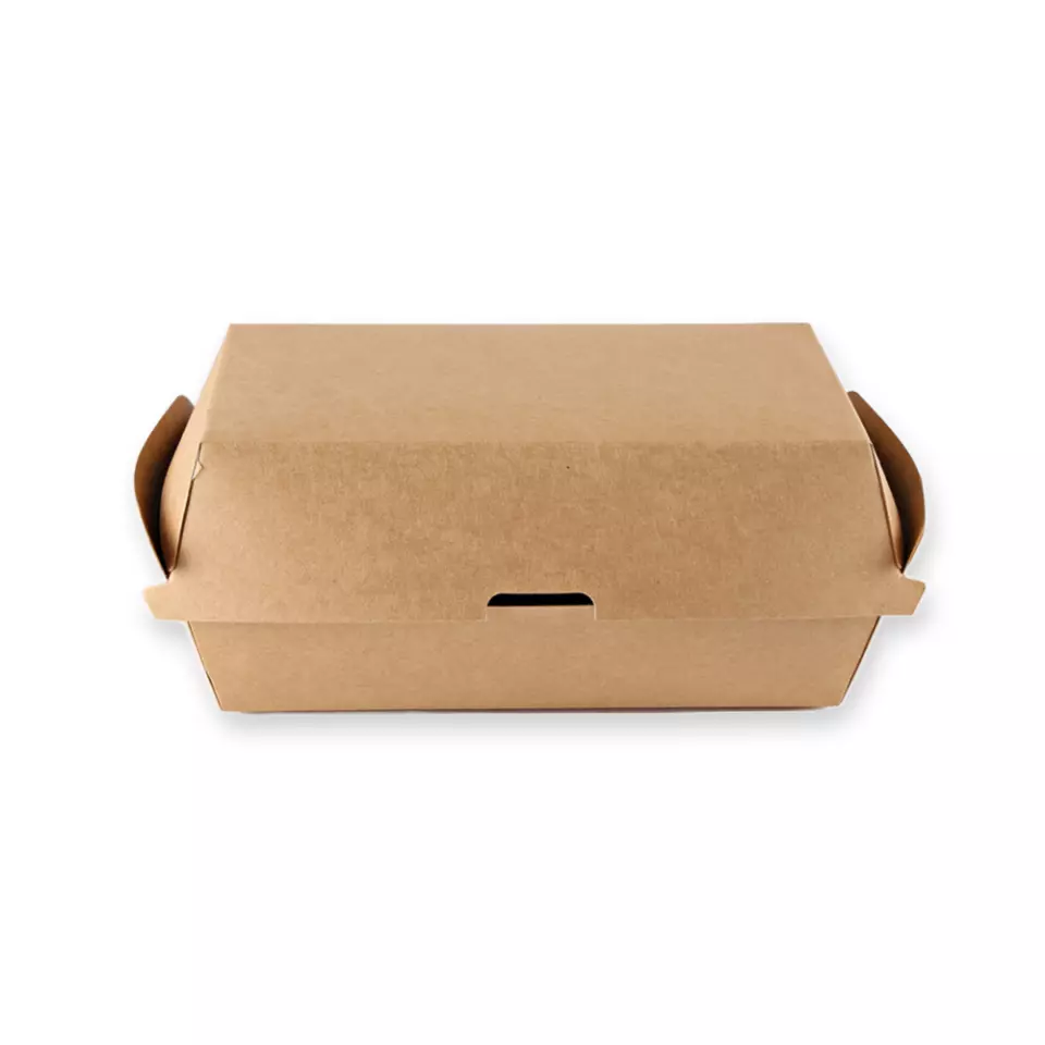 NATUREStar 416418, Club Sandwich Boxen, 177 x 91 x 85 mm, Kraftpapier/PLA, Bio, image 2, gallery thumbnail