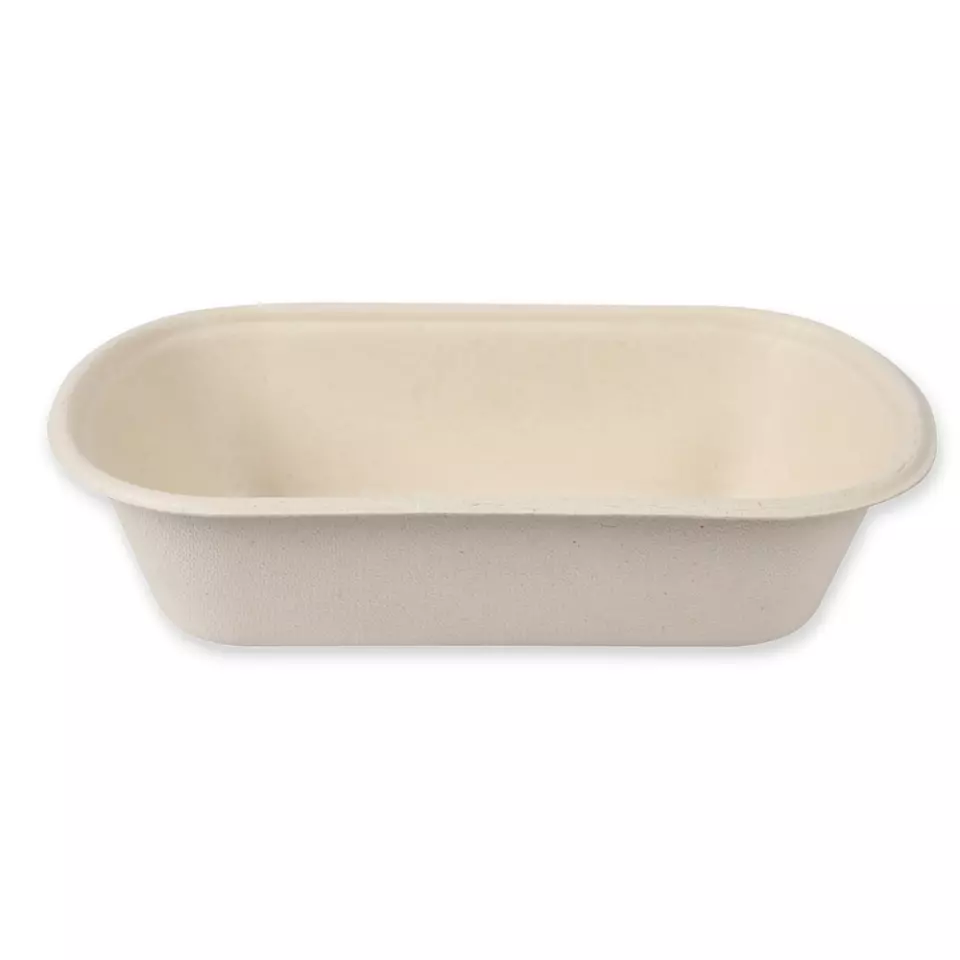 NATUREStar 411515, Bio-Bagasse Snackschalen, 236 x 135 x 55 mm, 800 ml, Oval, image 3, gallery thumbnail