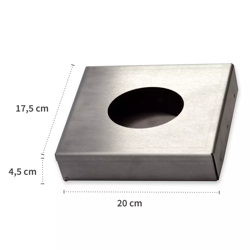 Hygostar 88943, Glove Dispenser for PE Bagged Gloves, Stainless Steel, image 4